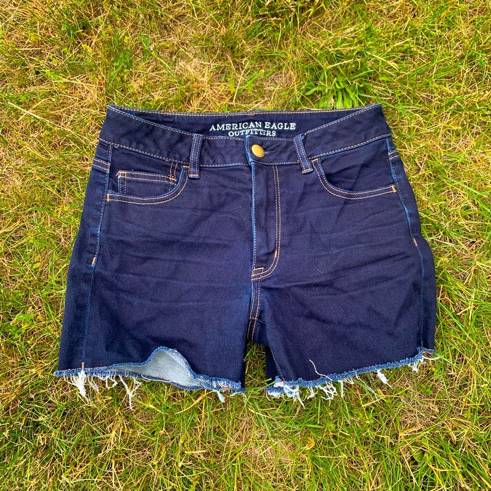 American Eagle High Rise Jean Shorts